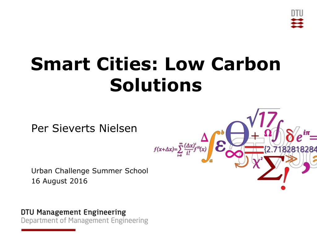 smart cities low carbon solutions