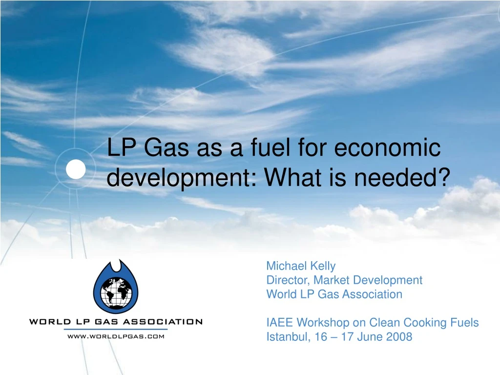 lp gas as a fuel for economic development what