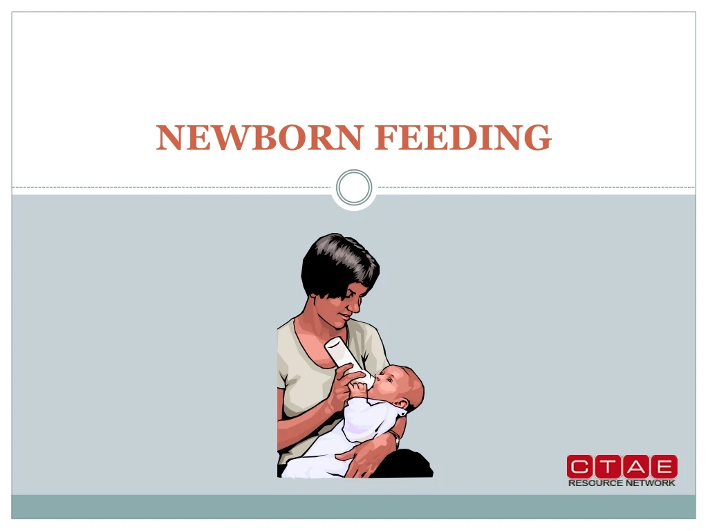 newborn feeding