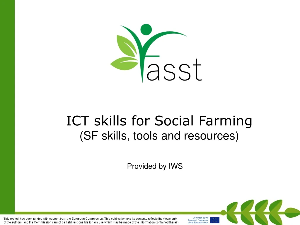 ict skills for social farming sf skills tools and resources