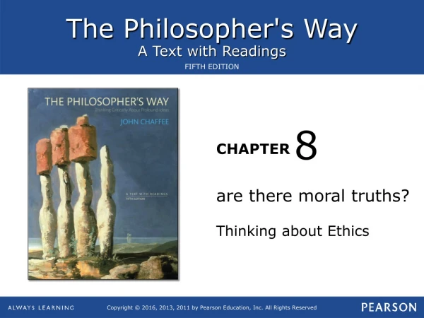 are there moral truths? Thinking about Ethics