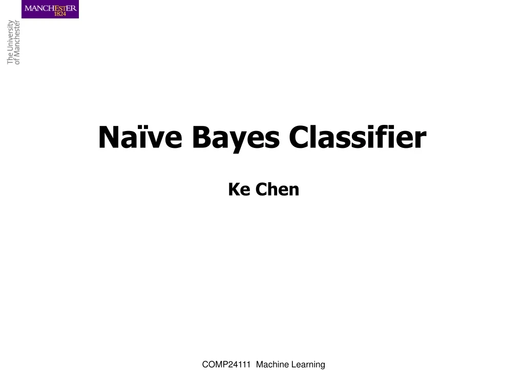 na ve bayes classifier