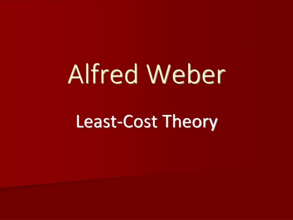 Alfred Weber