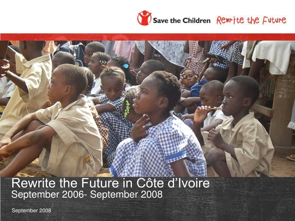 rewrite the future in c te d ivoire september