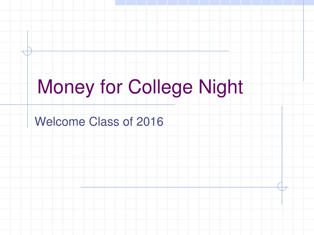 money for college night