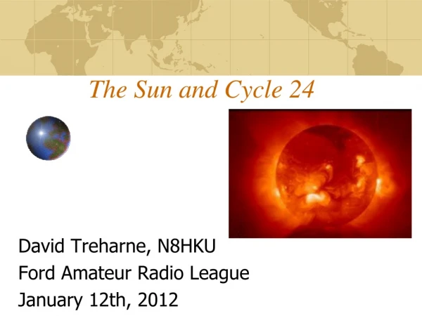 The Sun and Cycle 24