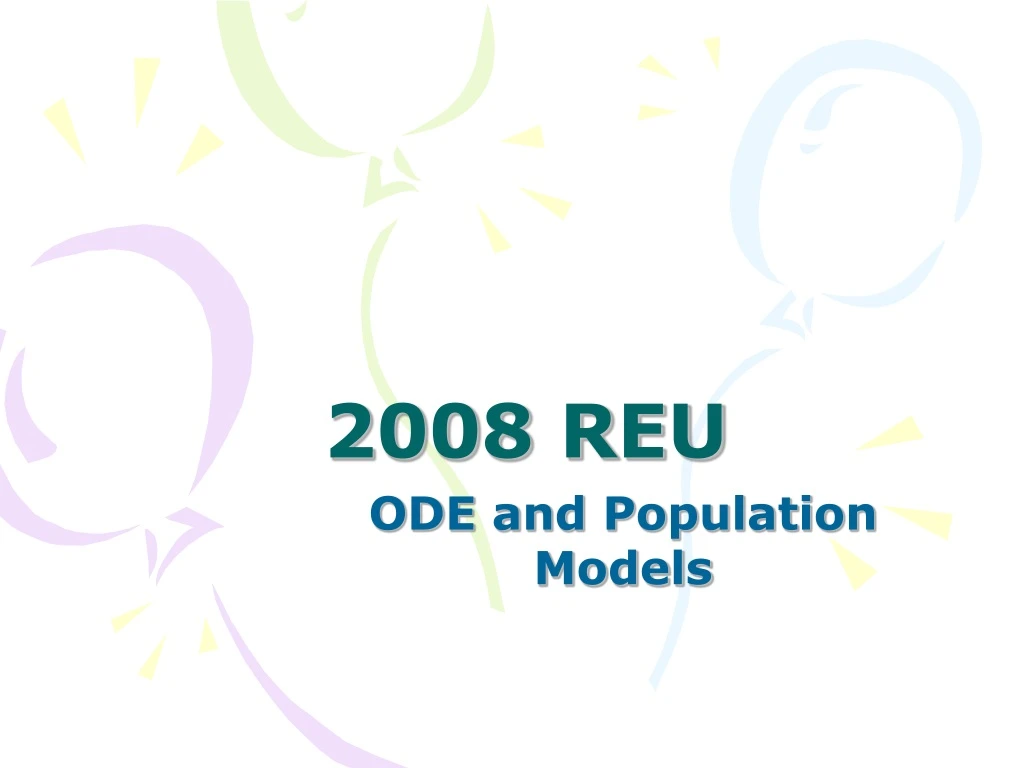 2008 reu