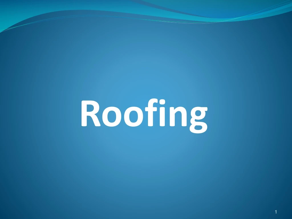 roofing