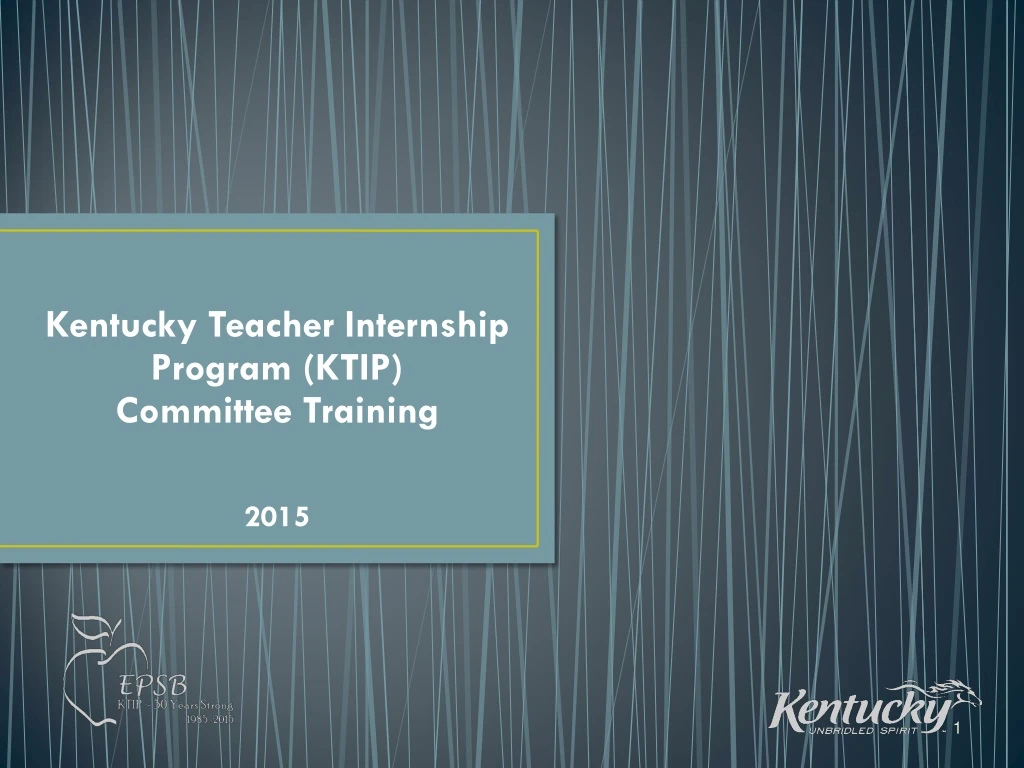 kentucky teacher internship program ktip committee training 2015