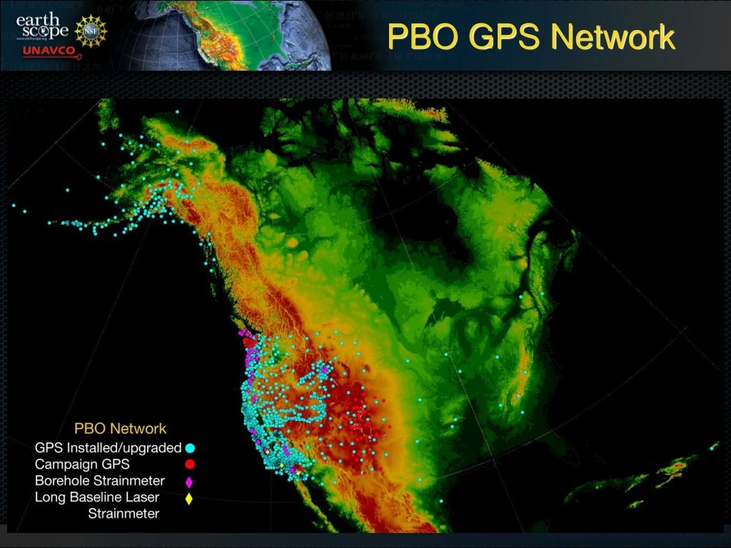 pbo gps network