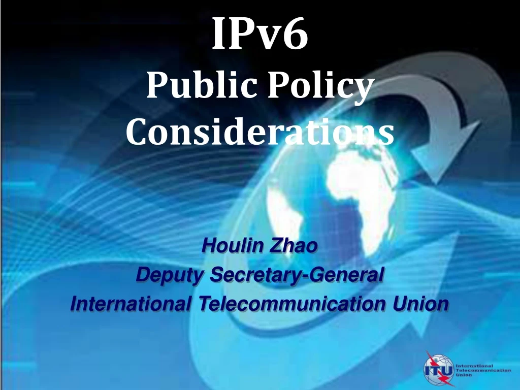 ipv6 public policy considerations