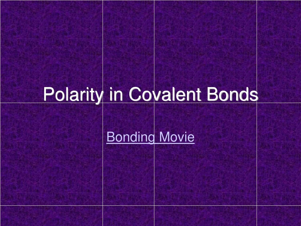bonding movie