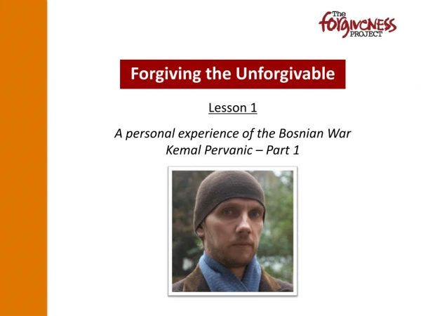 A personal experience of the Bosnian War