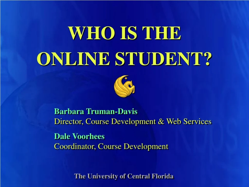 who is the online student