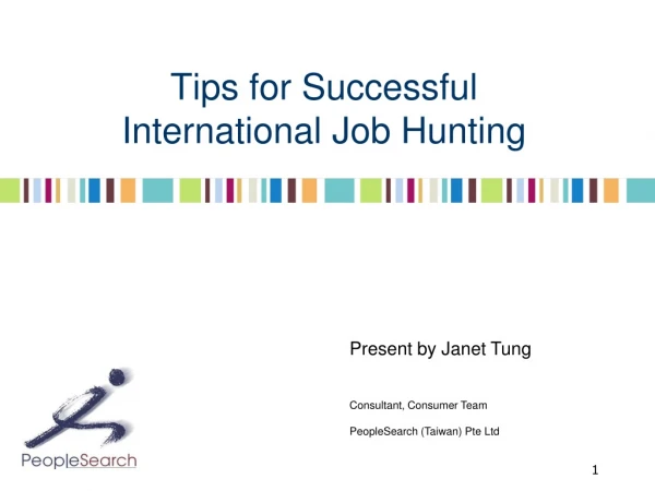 Tips for Successful  International Job Hunting