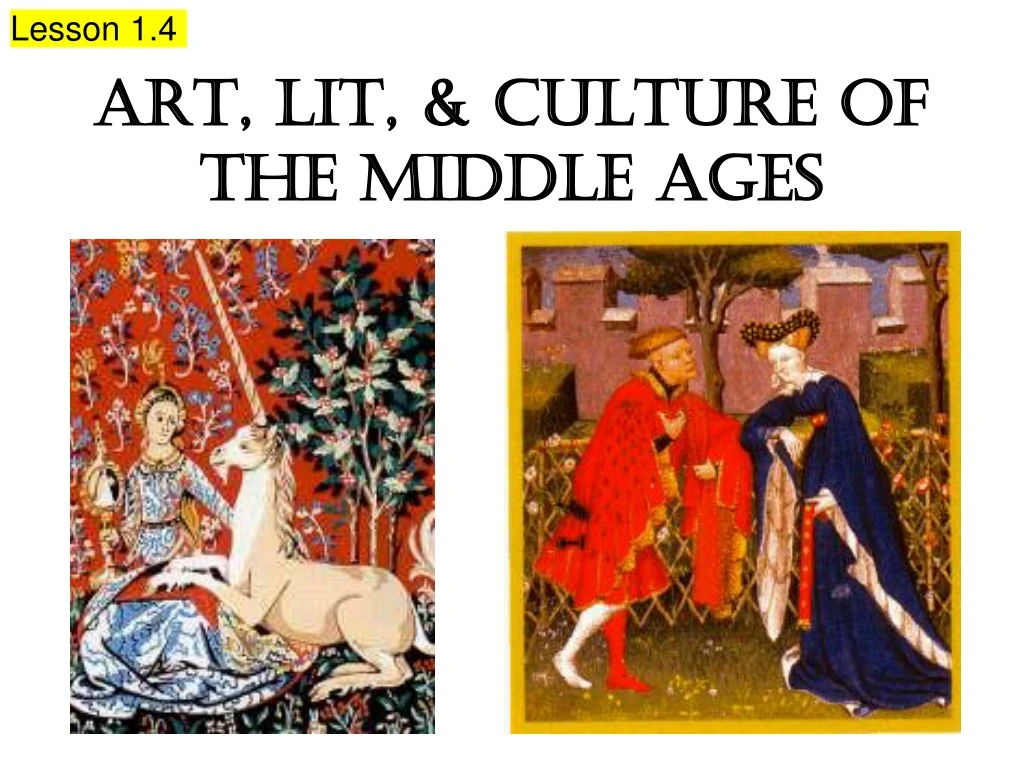 art lit culture of the middle ages