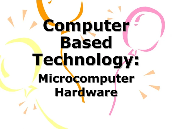 Computer Based Technology: