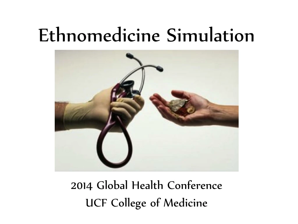 ethnomedicine simulation