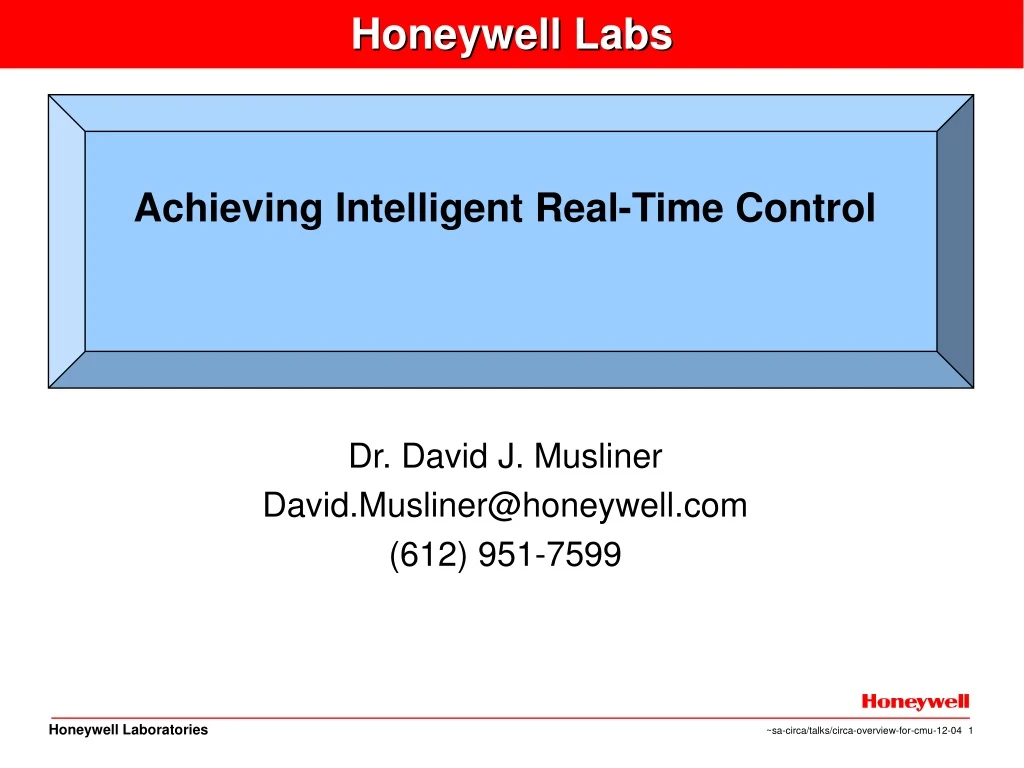 honeywell labs