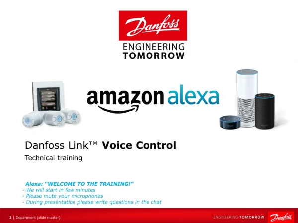 Danfoss Link ™ Voice Control