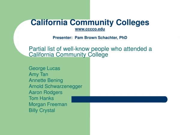 California Community Colleges  cccco