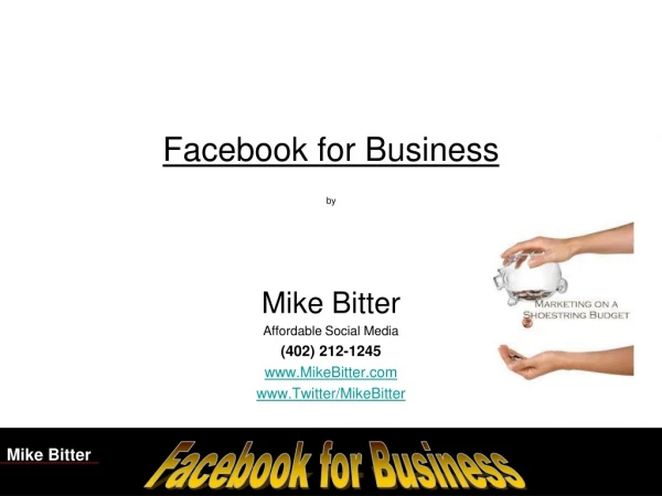 Facebook for Business by