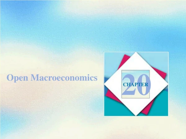 Open Macroeconomics