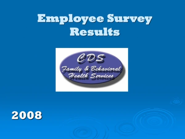 Employee Survey Results