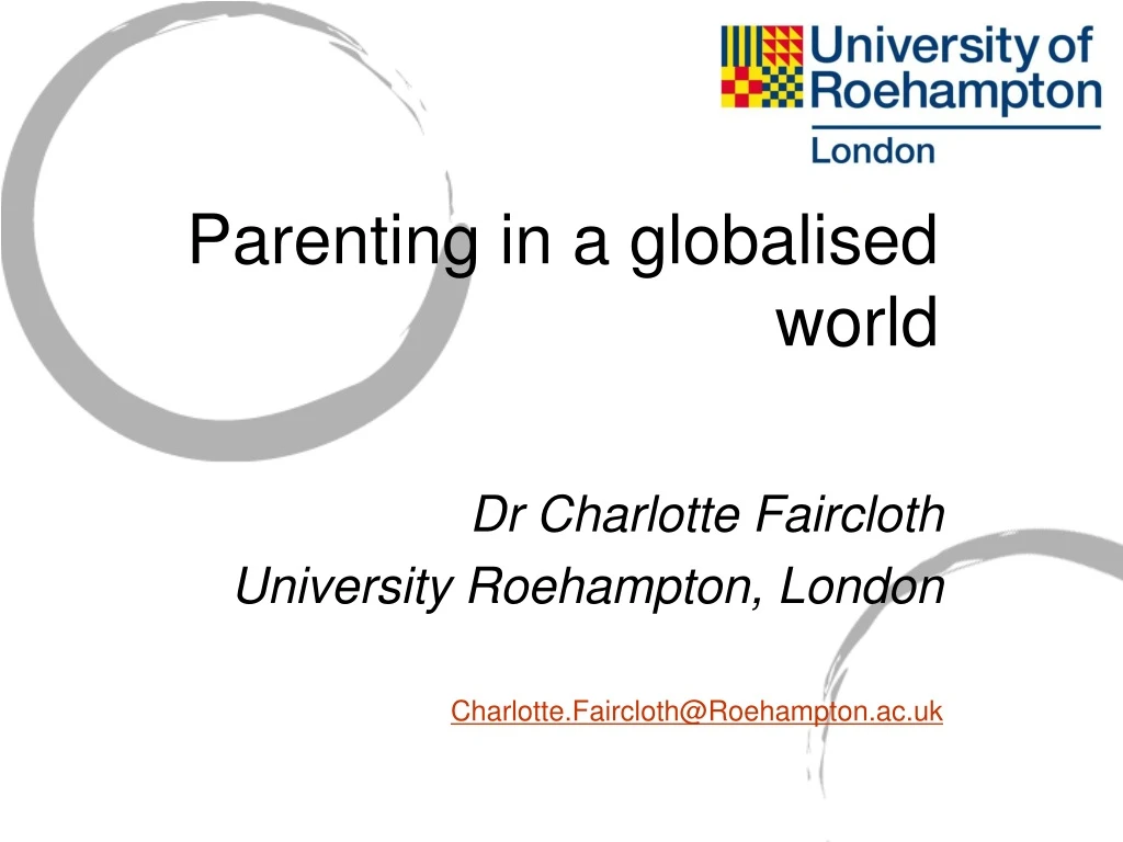 parenting in a globalised world