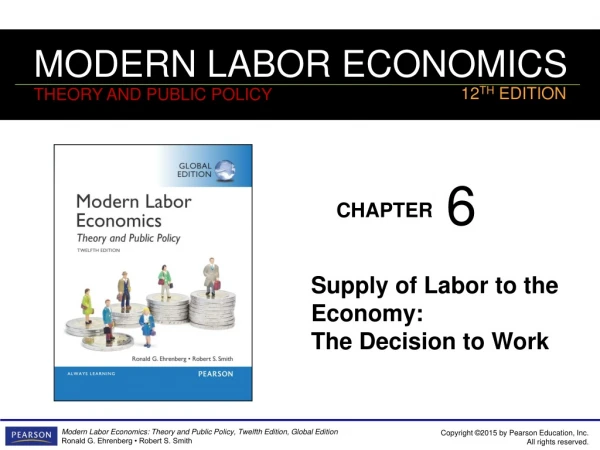 Supply of Labor to the Economy: The Decision to Work