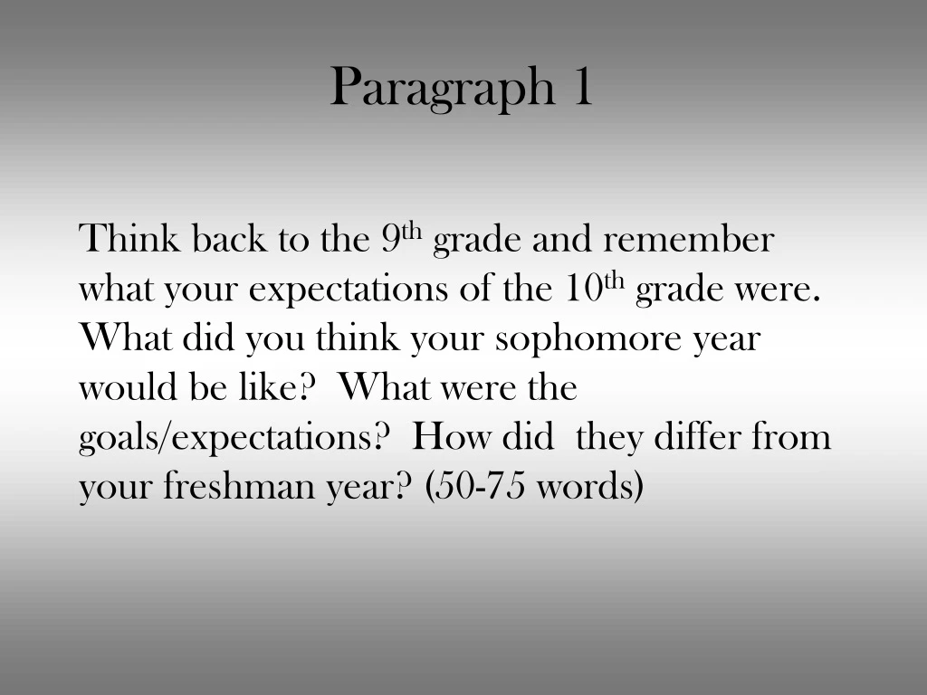 paragraph 1