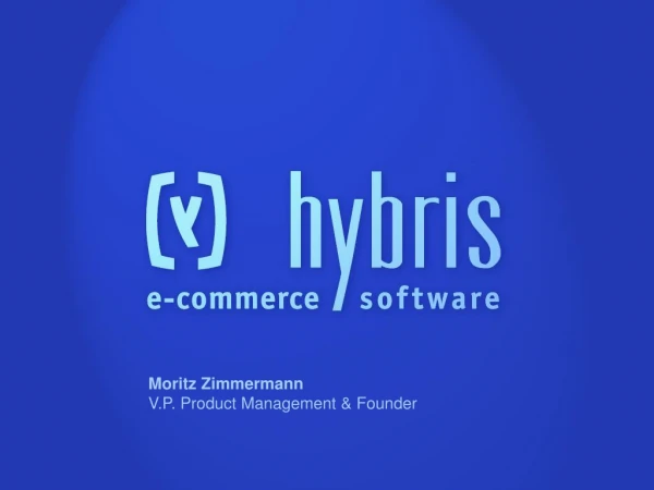 Moritz Zimmermann V.P. Product Management &amp; Founder