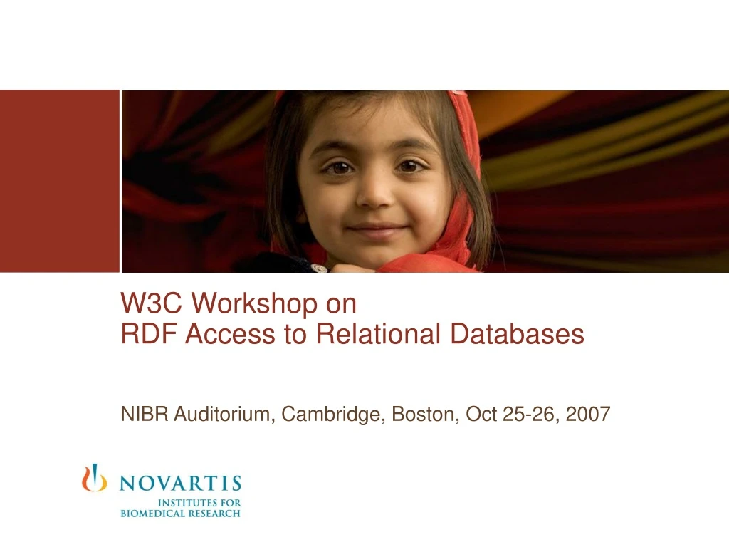 w3c workshop on rdf access to relational databases