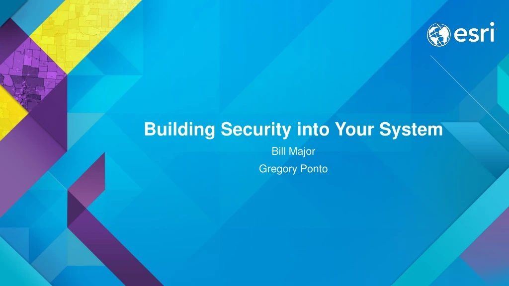 building security into your system