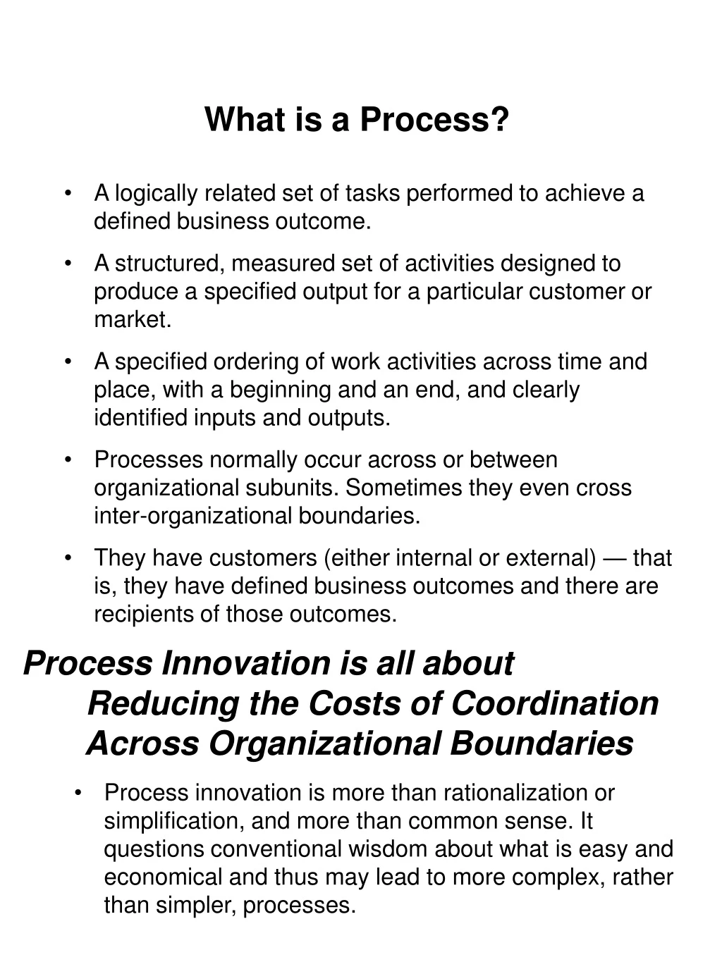 what is a process