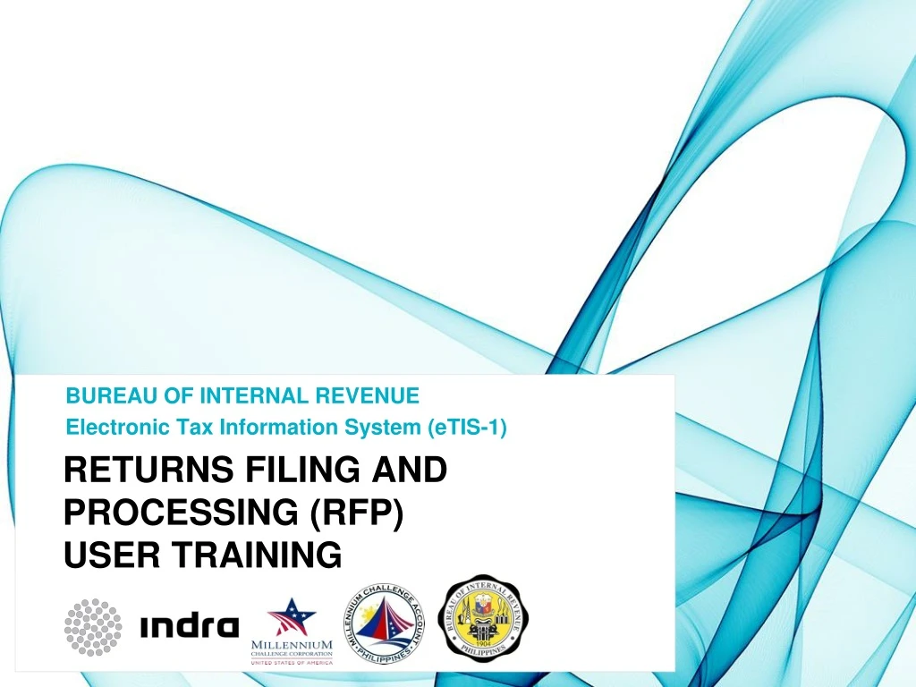 returns filing and processing rfp user training