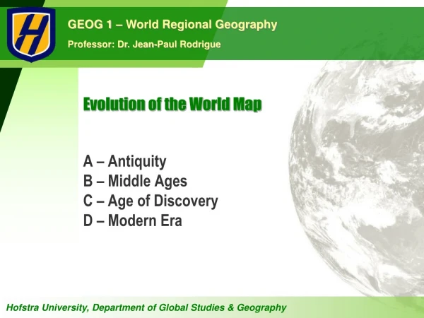 Evolution of the World Map