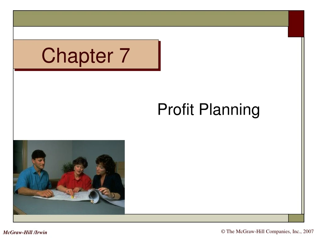 profit planning