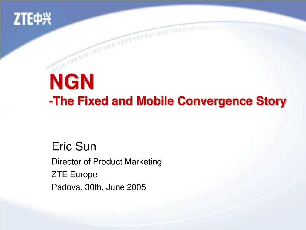 ngn the fixed and mobile convergence story
