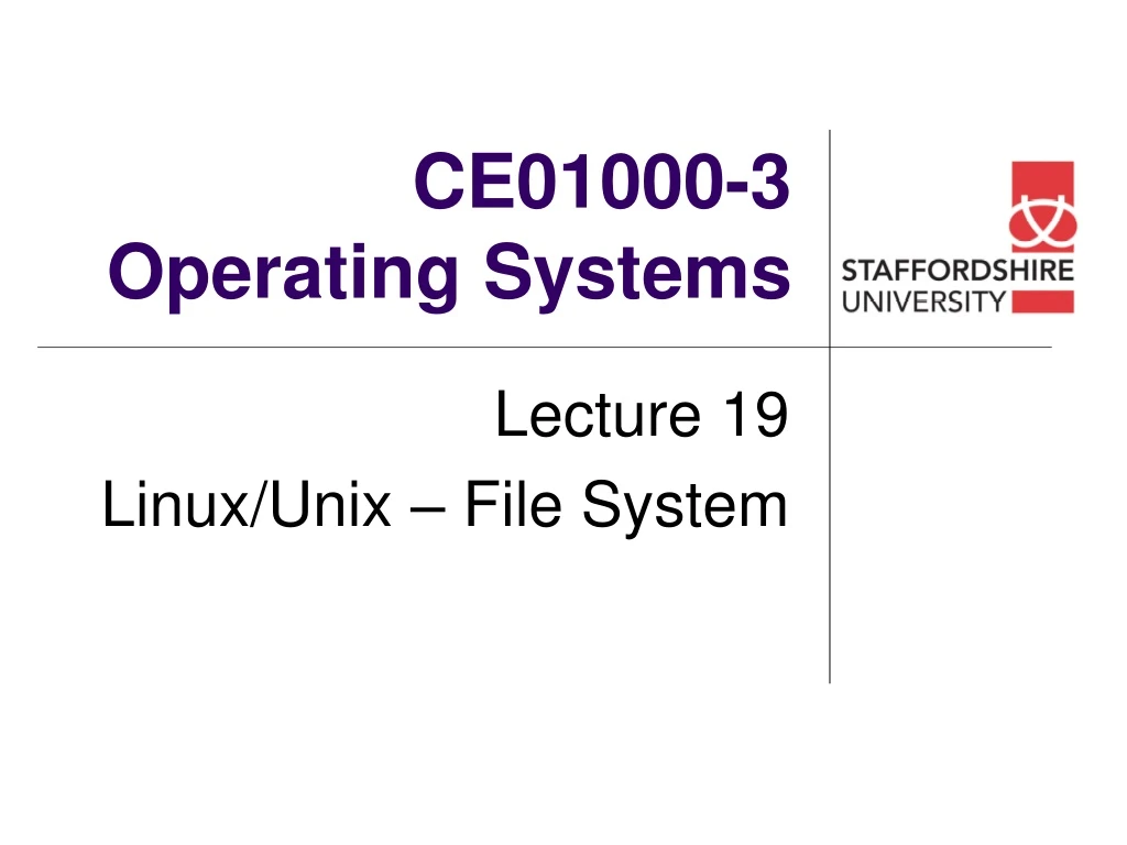 ce01000 3 operating systems