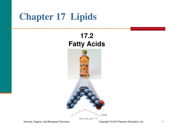 Chapter 17  Lipids