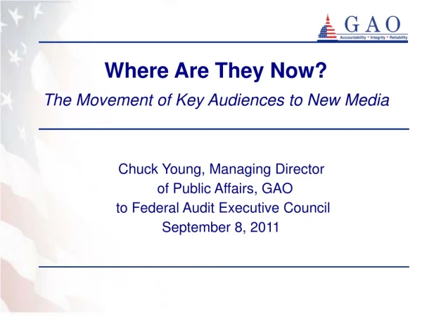 Where Are They Now? The Movement of Key Audiences to New Media