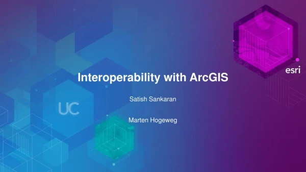 Interoperability with ArcGIS