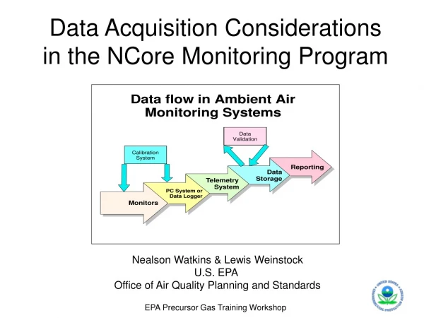 Data Acquisition Considerations in the NCore Monitoring Program