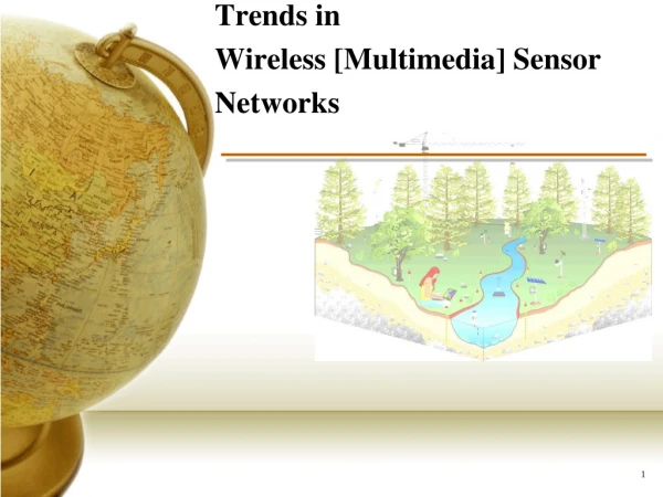 Trends in  Wireless [Multimedia] Sensor Networks
