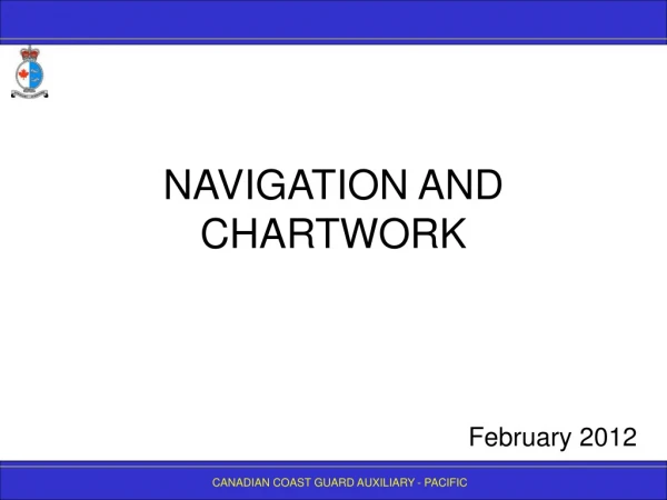 NAVIGATION AND CHARTWORK