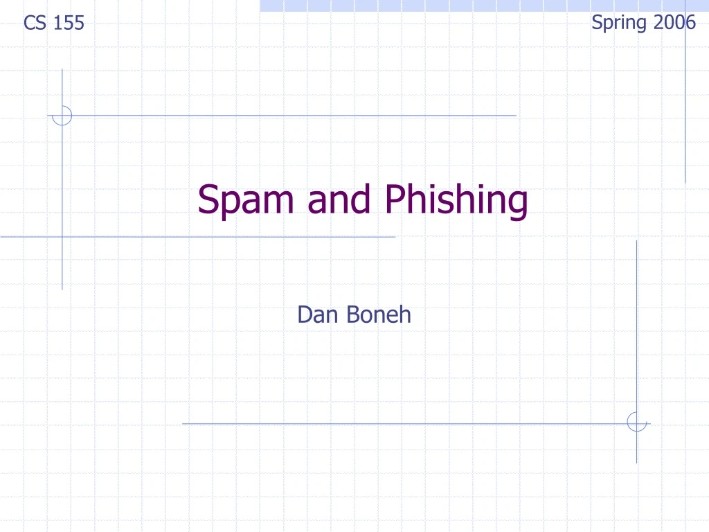 spam and phishing