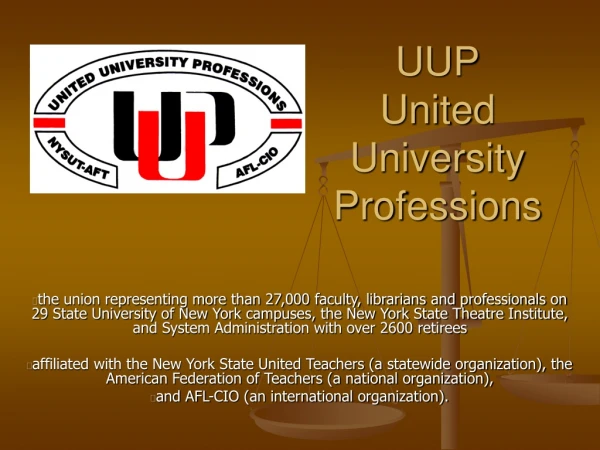 UUP United University Professions