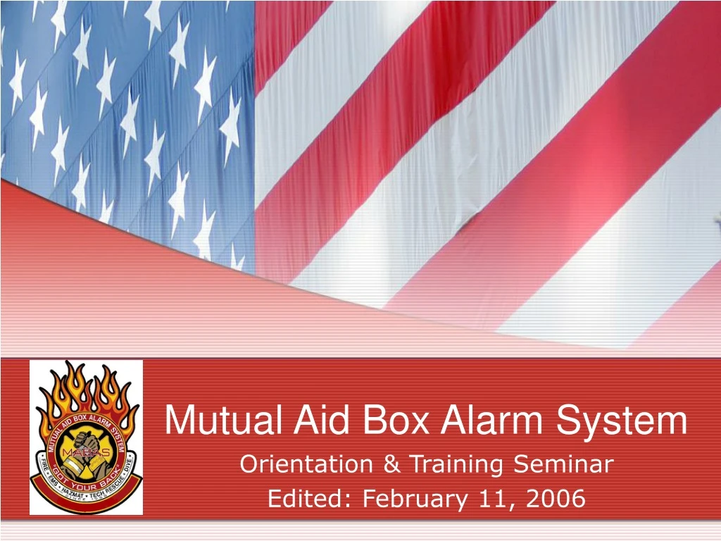 mutual aid box alarm system