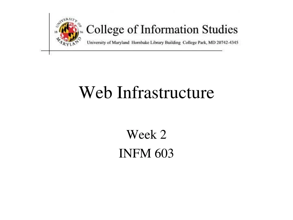 web infrastructure